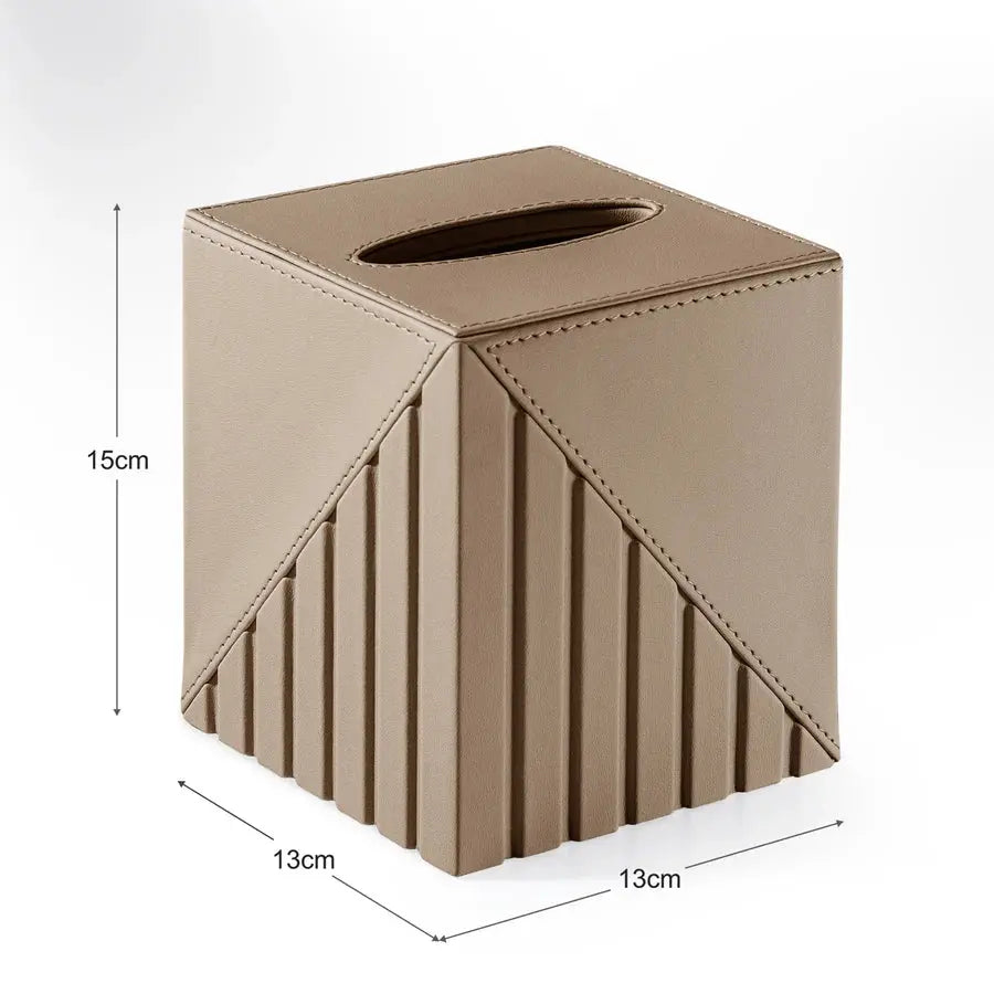 Fluted Tissue Box Square - grahsajja