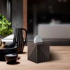 Fluted Tissue Box Square - grahsajja