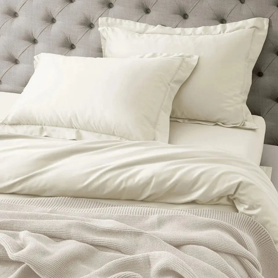 Spread Spain 900 TC Supima Cotton, Seasonless Luxury Bedding Ivory - grahsajja