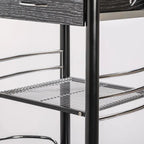 Wooden Trolley With Metal Frame - grahsajja