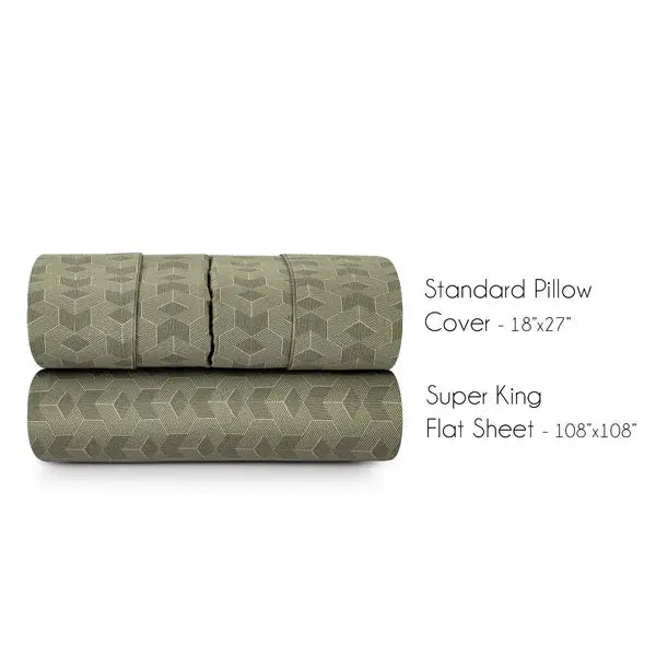 Spread Home GEO TOKYO 500 THREAD COUNT BEDDING SET - grahsajja
