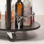 Wooden Trolley With Metal Frame - grahsajja