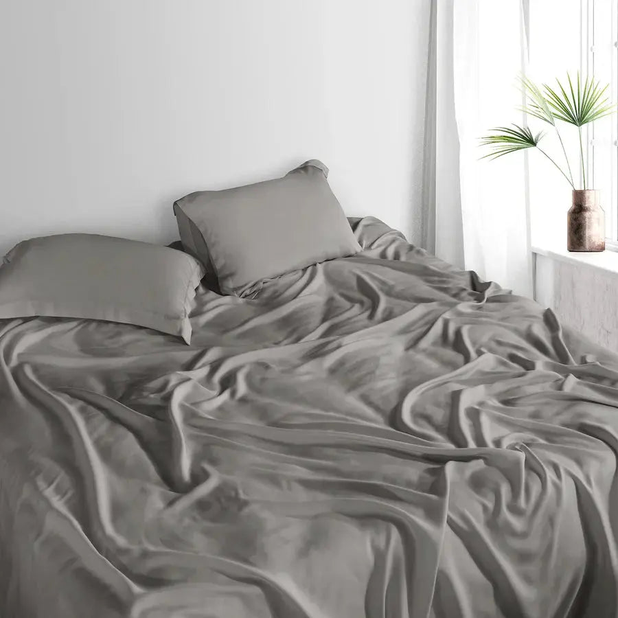 Spread Home BAMBOO PERFORMANCE BEDSHEET Pebble - grahsajja