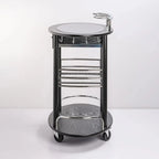 Wooden Trolley With Metal Frame - grahsajja
