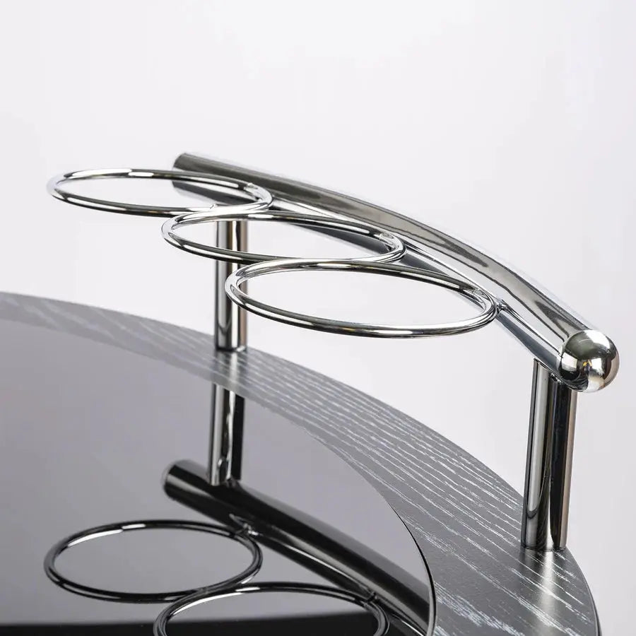 Wooden Trolley With Metal Frame - grahsajja