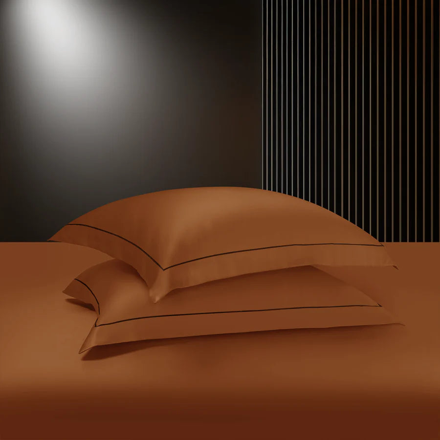 Spread Home 1200 TC Egyptian Cotton Bedding Collection Rust