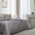 700 TC ITALIAN COUTURE ROYALE BEDDING SET (BLOSSOM) Grey