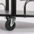 Wooden Trolley With Metal Frame - grahsajja