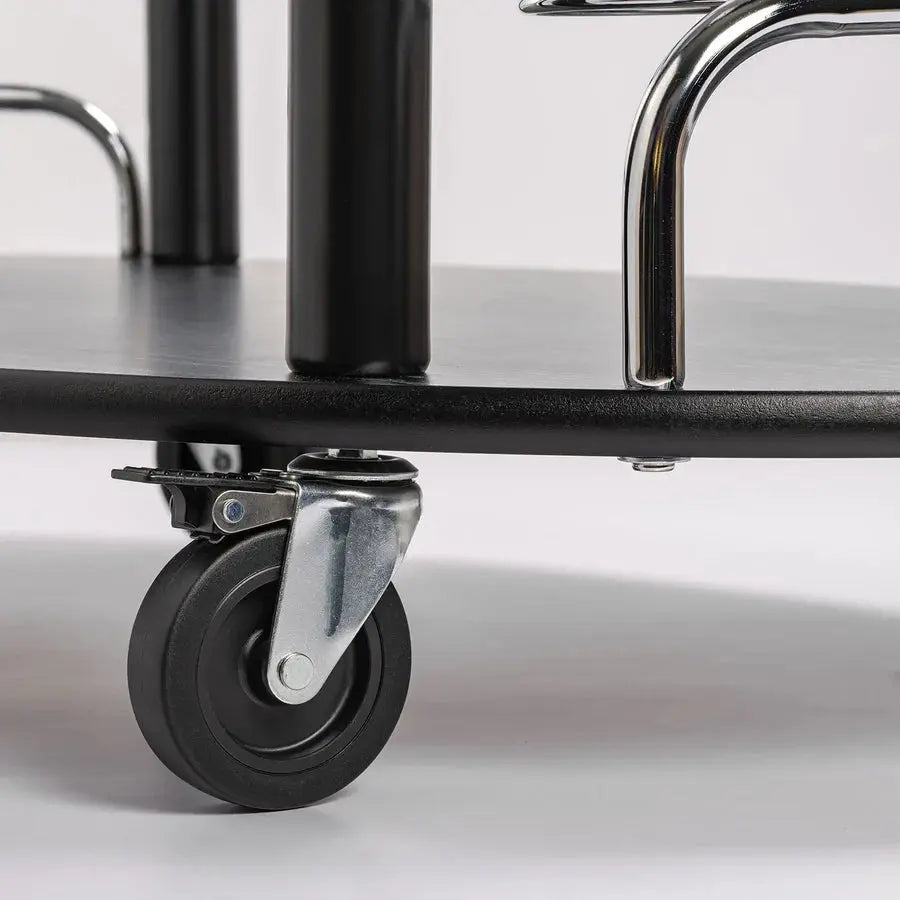 Wooden Trolley With Metal Frame - grahsajja