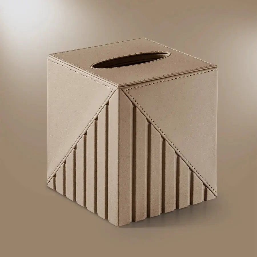 Fluted Tissue Box Square - grahsajja