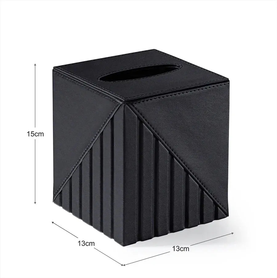 Fluted Tissue Box Square - grahsajja