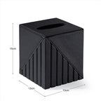 Fluted Tissue Box Square - grahsajja