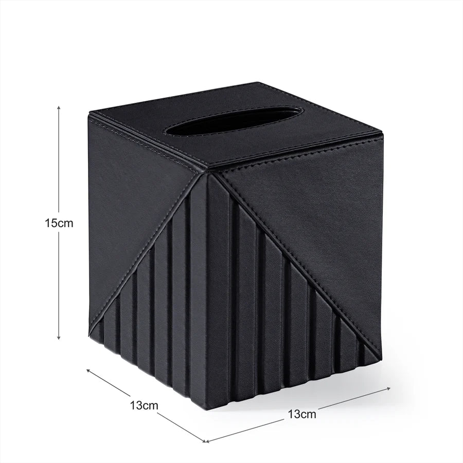 Fluted Tissue Box Square - grahsajja