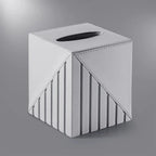 Fluted Tissue Box Square - grahsajja