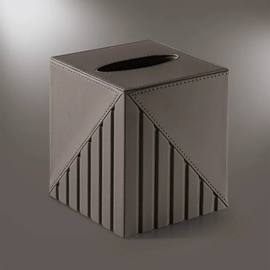 Fluted Tissue Box Square - grahsajja