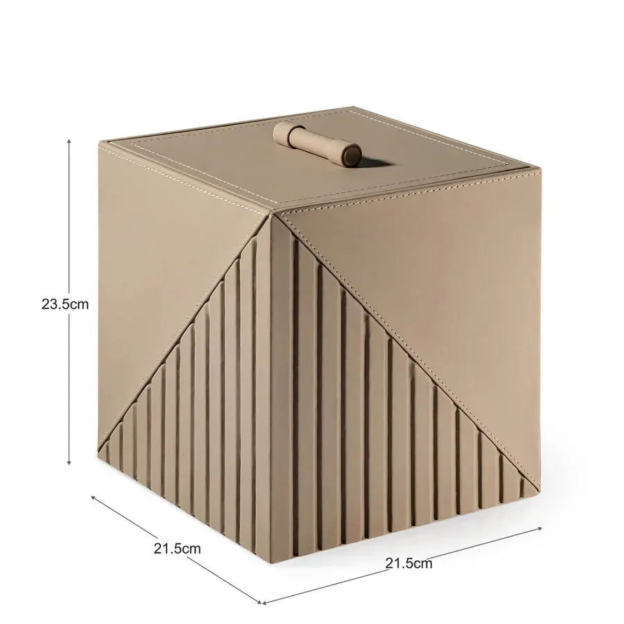 Elegant Fluted Wastebin - grahsajja