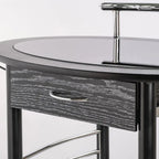 Wooden Trolley With Metal Frame - grahsajja