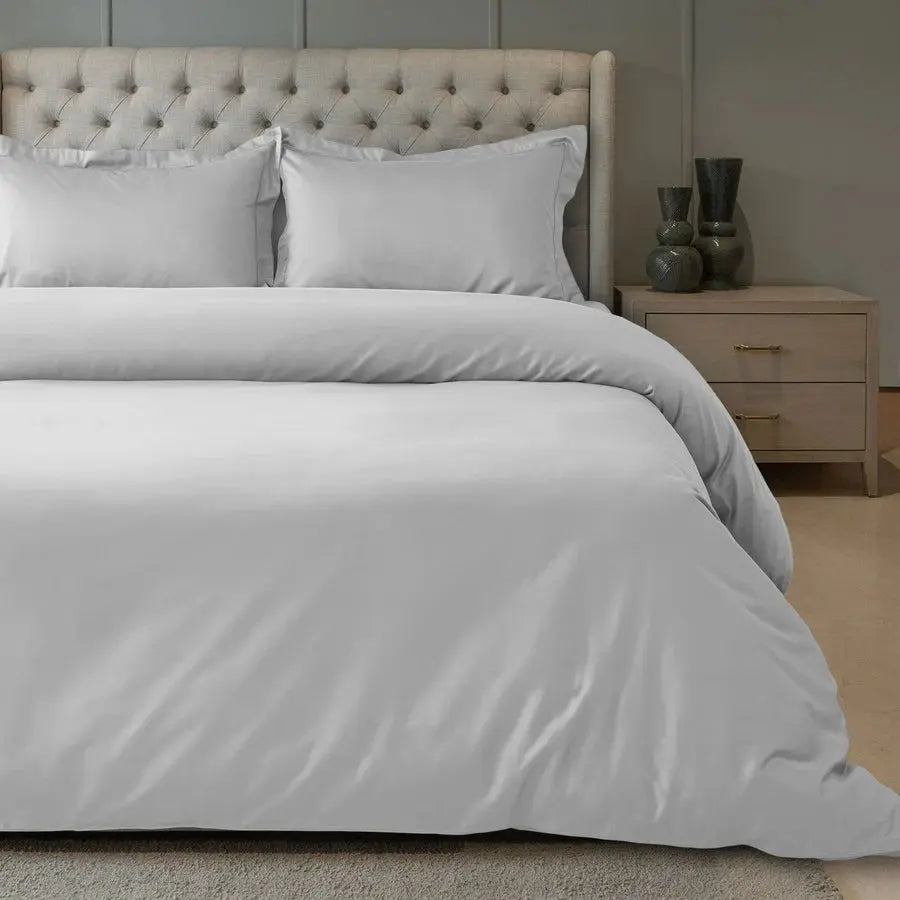 Spread Spain 900 TC Supima Cotton, Seasonless Luxury Bedding Light Grey - grahsajja