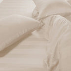 Spread Spain 450 TC Premium Cotton Barcode Bedding Champagne - grahsajja