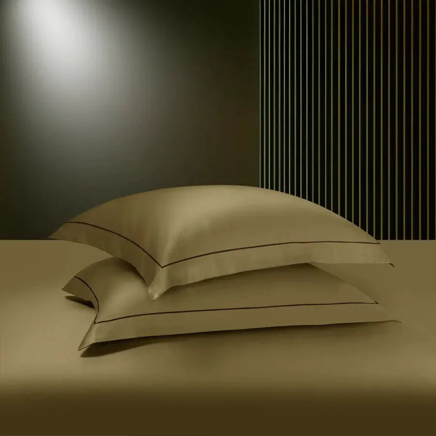 Spread Home 1200 TC Egyptian Cotton Bedding Collection Olive SPREAD HOME PROD PVT LTD.