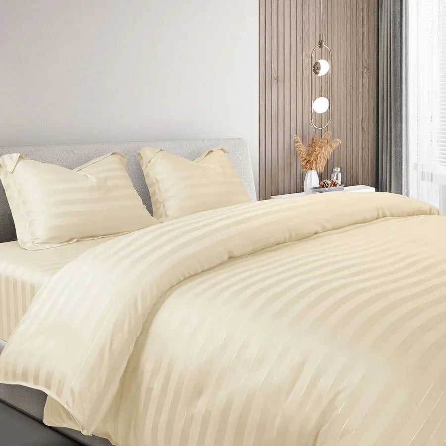 Spread Home TWILIGHT PEARL IVORY "MADE FROM BAMBOO" BEDSHEET - grahsajja