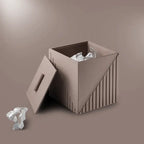 Elegant Fluted Wastebin - grahsajja
