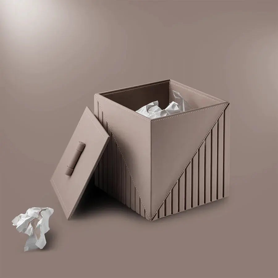 Elegant Fluted Wastebin - grahsajja