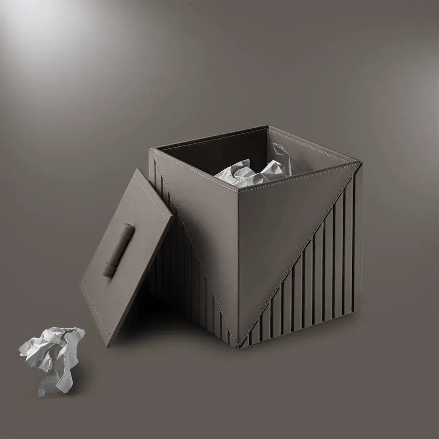 Elegant Fluted Wastebin - grahsajja