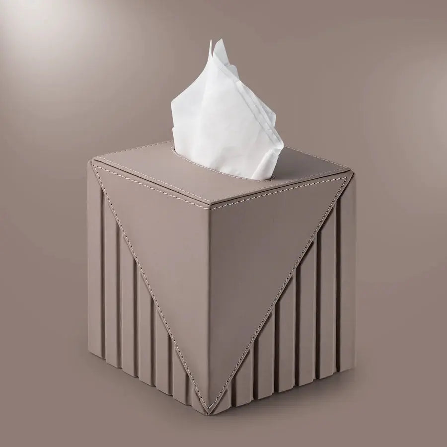 Fluted Tissue Box Square - grahsajja