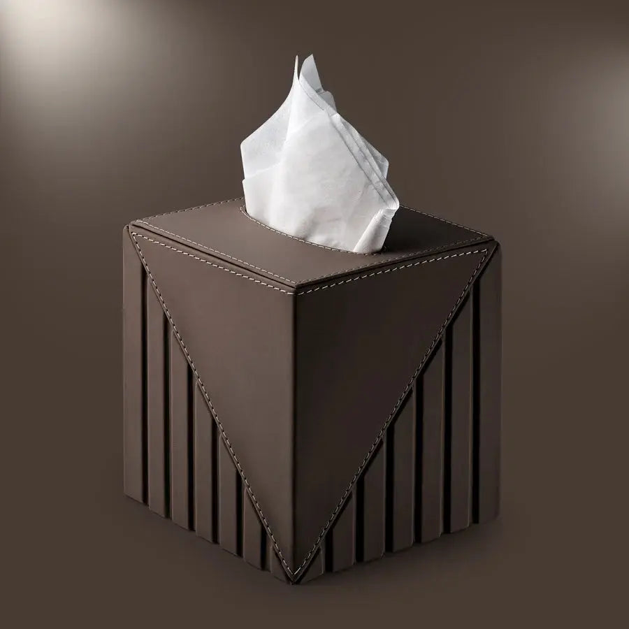 Fluted Tissue Box Square - grahsajja