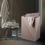Elegant Fluted Laundry Hamper - grahsajja