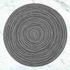 Round Zebra Table Mat stylish dining table mats - grahsajja