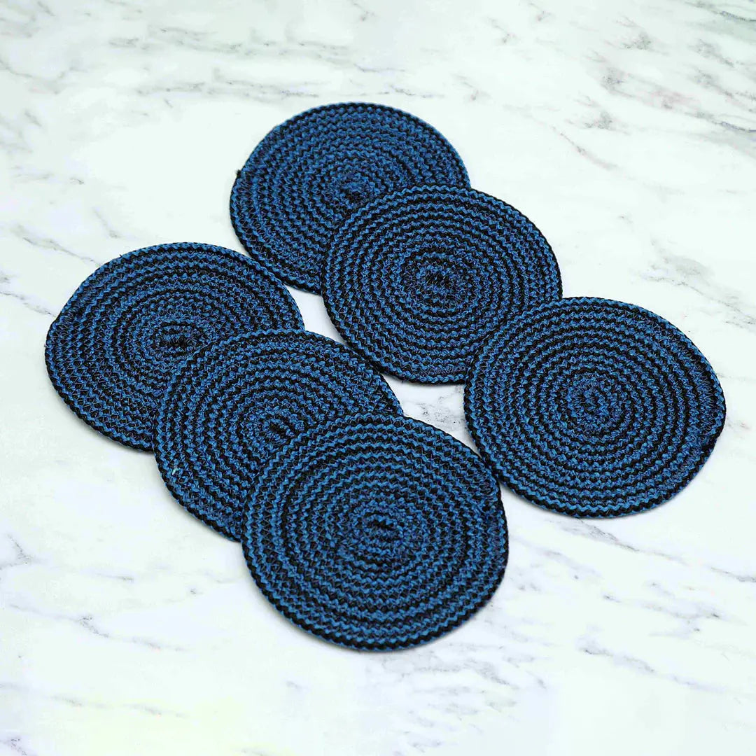 Knit Craft Coasters (6pc Set) - grahsajja