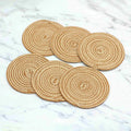 Knit Craft Coasters (6pc Set) - grahsajja