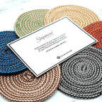 Knit Craft Coasters (6pc Set) - grahsajja