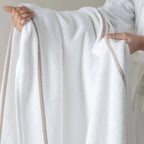 Spread Spain Limited Edition Towel | White Towel Beige border