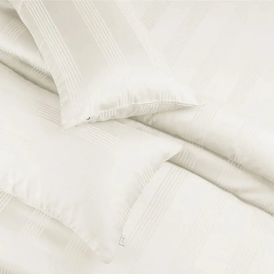 Spread Spain 450 TC Premium Cotton Barcode Bedding Off-White - grahsajja