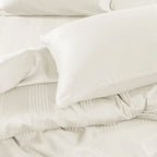 Spread Spain 450 TC Premium Cotton Barcode Bedding Off-White - grahsajja