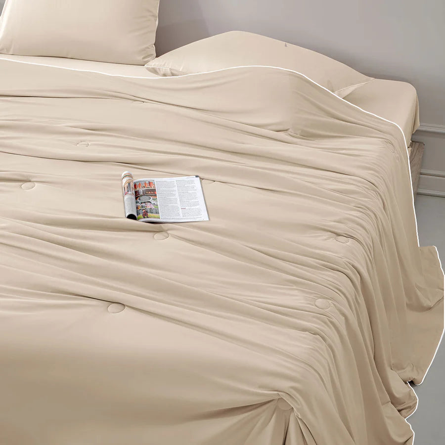 Sleepology Temprature control Quilt | Sand