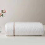 Spread Spain Limited Edition Towel | White Towel Beige border