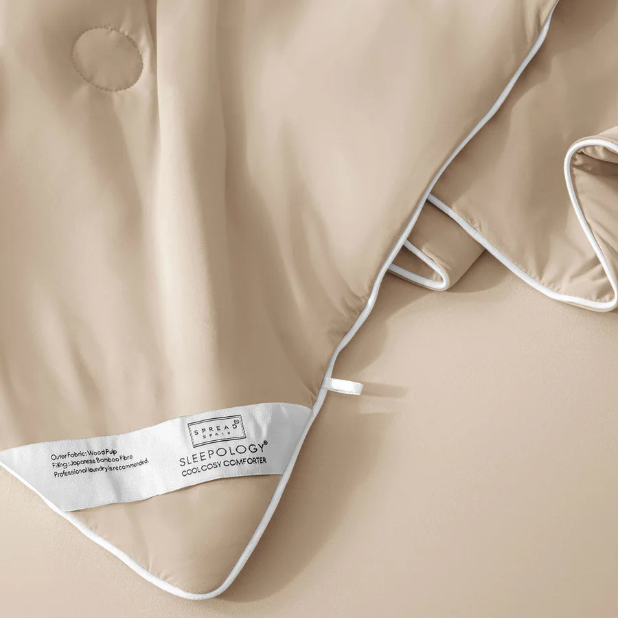 Sleepology Temprature control Quilt | Sand