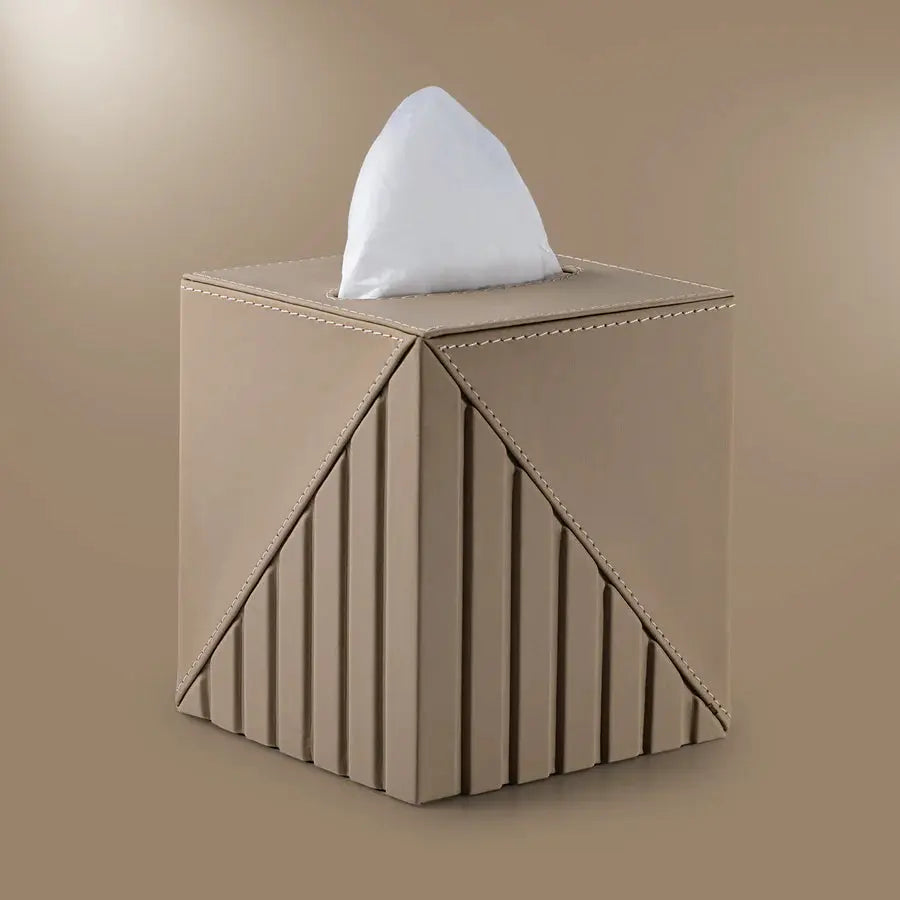 Fluted Tissue Box Square - grahsajja