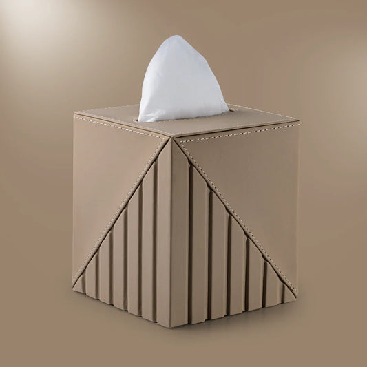 Fluted Tissue Box Square - grahsajja