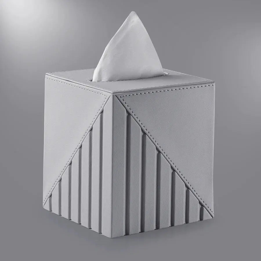 Fluted Tissue Box Square - grahsajja
