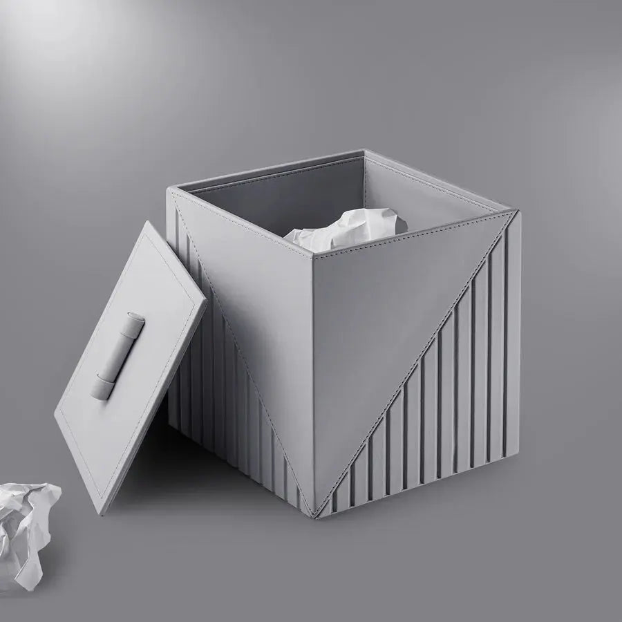 Elegant Fluted Wastebin - grahsajja