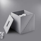 Elegant Fluted Wastebin - grahsajja