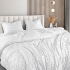 Spread Home TWILIGHT WHITE "MADE FROM BAMBOO" BEDSHEET - grahsajja