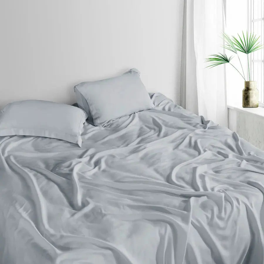Spread Home BAMBOO PERFORMANCE BEDSHEET Dove Grey - grahsajja
