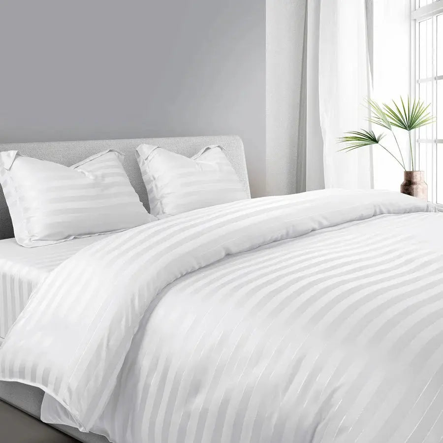 Spread Home TWILIGHT WHITE "MADE FROM BAMBOO" BEDSHEET - grahsajja