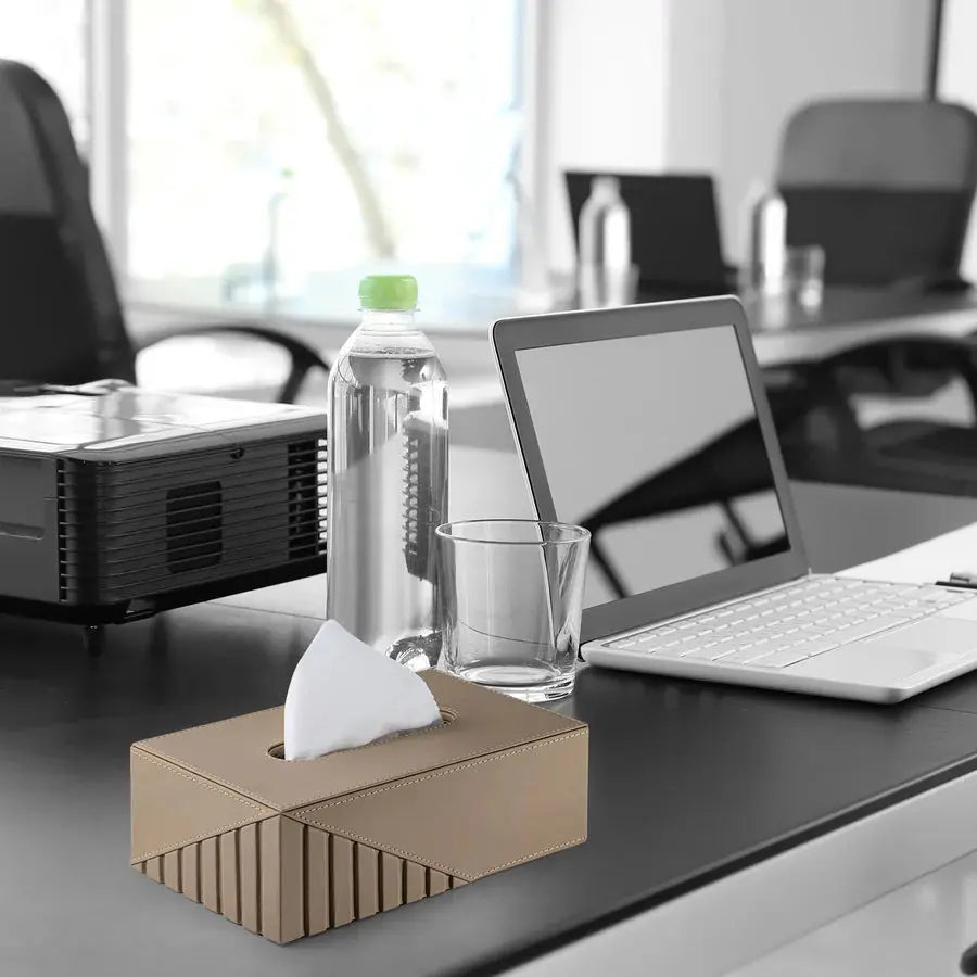 Fluted Tissue Box Rectangle - grahsajja